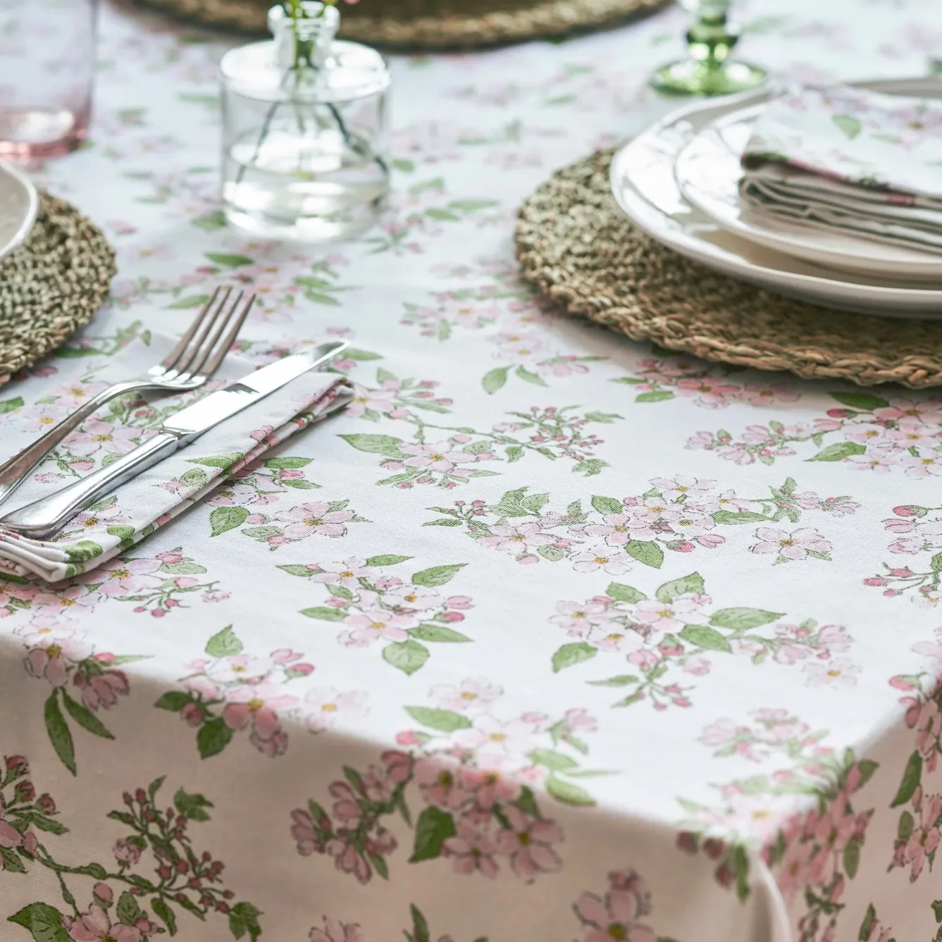 Sophie Allport Blossom Table Cloth- Tea