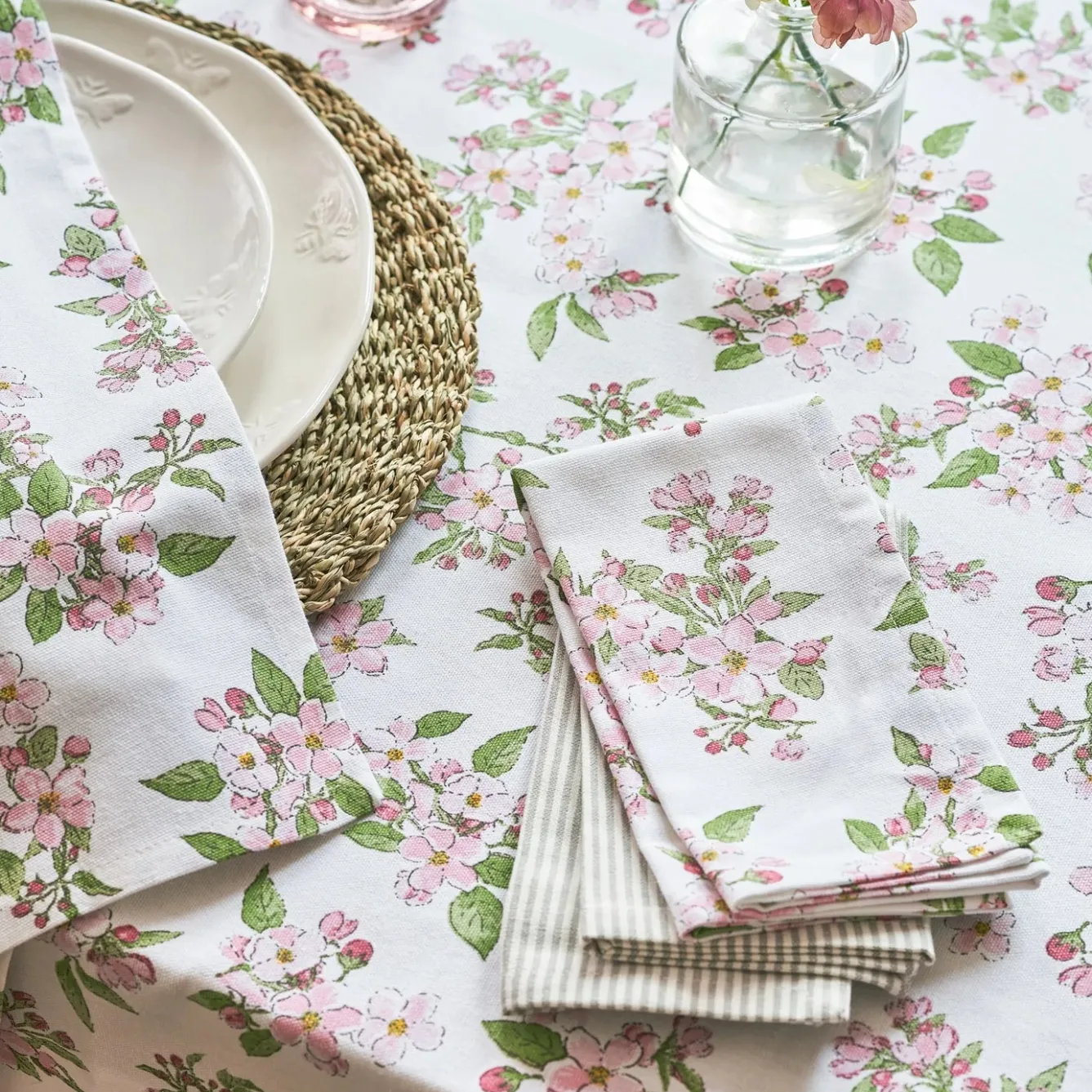 Sophie Allport Blossom Table Cloth- Tea