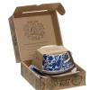 Burleigh Blue Arden Breakfast Cup and Saucer 3 PC Boxed Set- Plates