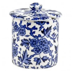 Burleigh Blue Arden Covered Jam/Sugar Pot- Jam Pots