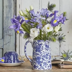 Burleigh Blue Arden Medium Tankard Jug- Jugs