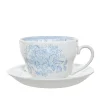 Burleigh Blue Asiatic Pheasants Breakfast Cup and Saucer- Tea|Teacups