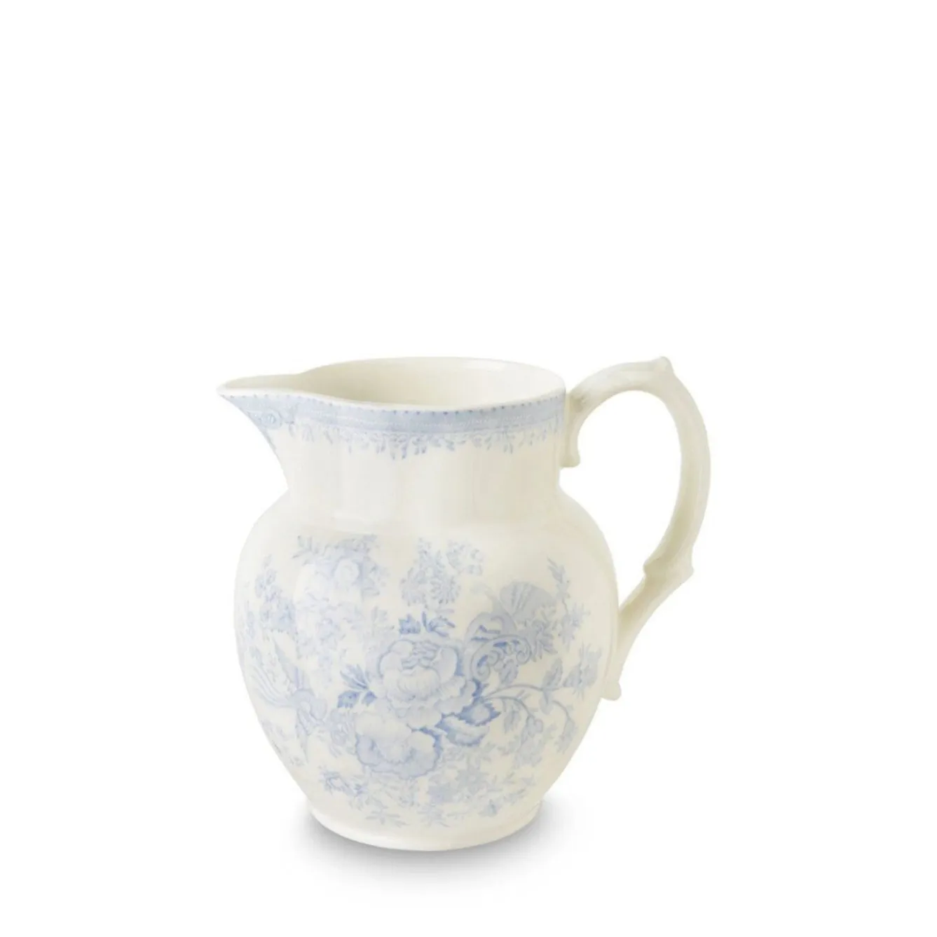 Burleigh Blue Asiatic Pheasant Small Etruscan Jug- Jugs