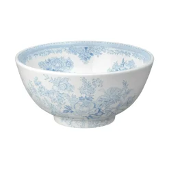 Burleigh Blue Asiatic Pheasants Medium Footed Bowl- Bowls & Dishes