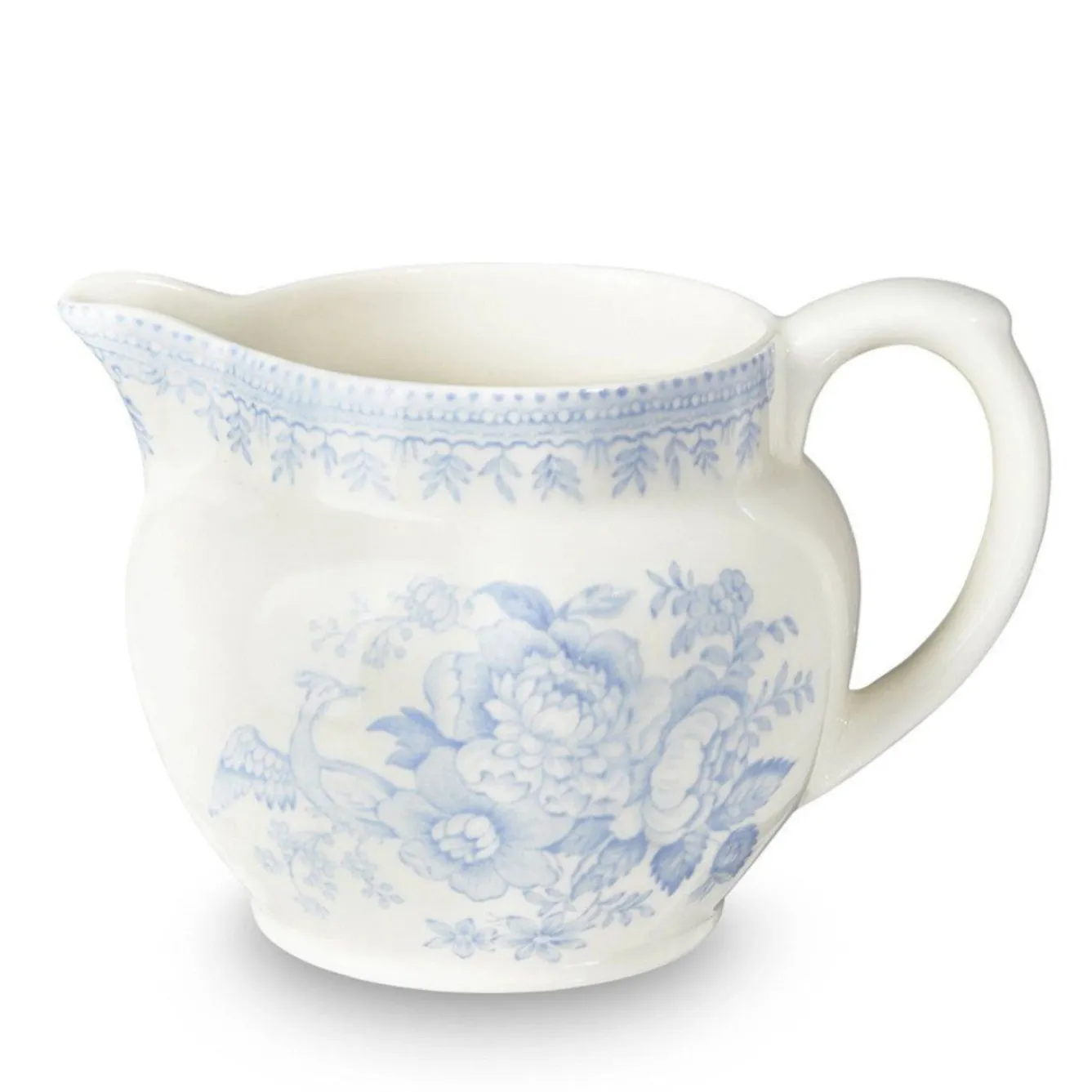 Burleigh Blue Asiatic Pheasants Sm. Dutch Jug Creamer- Jugs