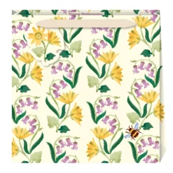 Emma Bridgewater Bluebell and Calandine Medium Gift Bag- Stationery