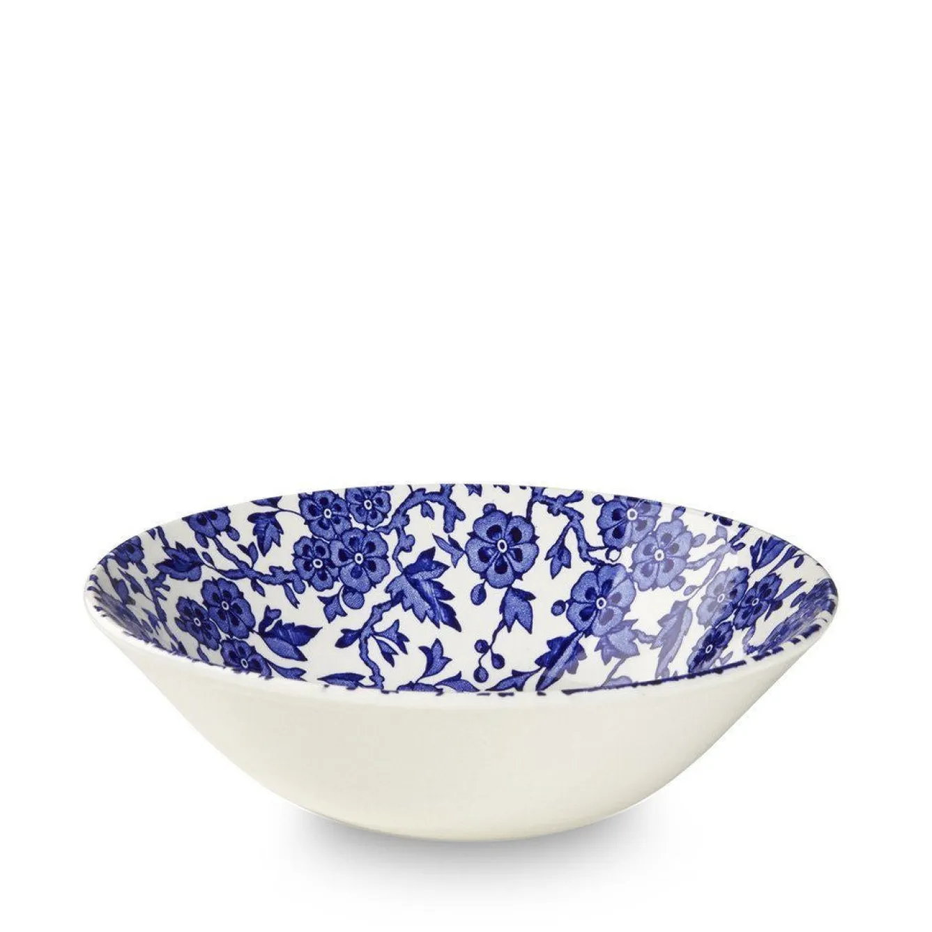 Burleigh Blue Calico Cereal Bowl- Bowls & Dishes
