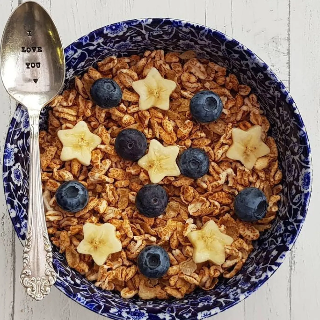 Burleigh Blue Calico Cereal Bowl- Bowls & Dishes