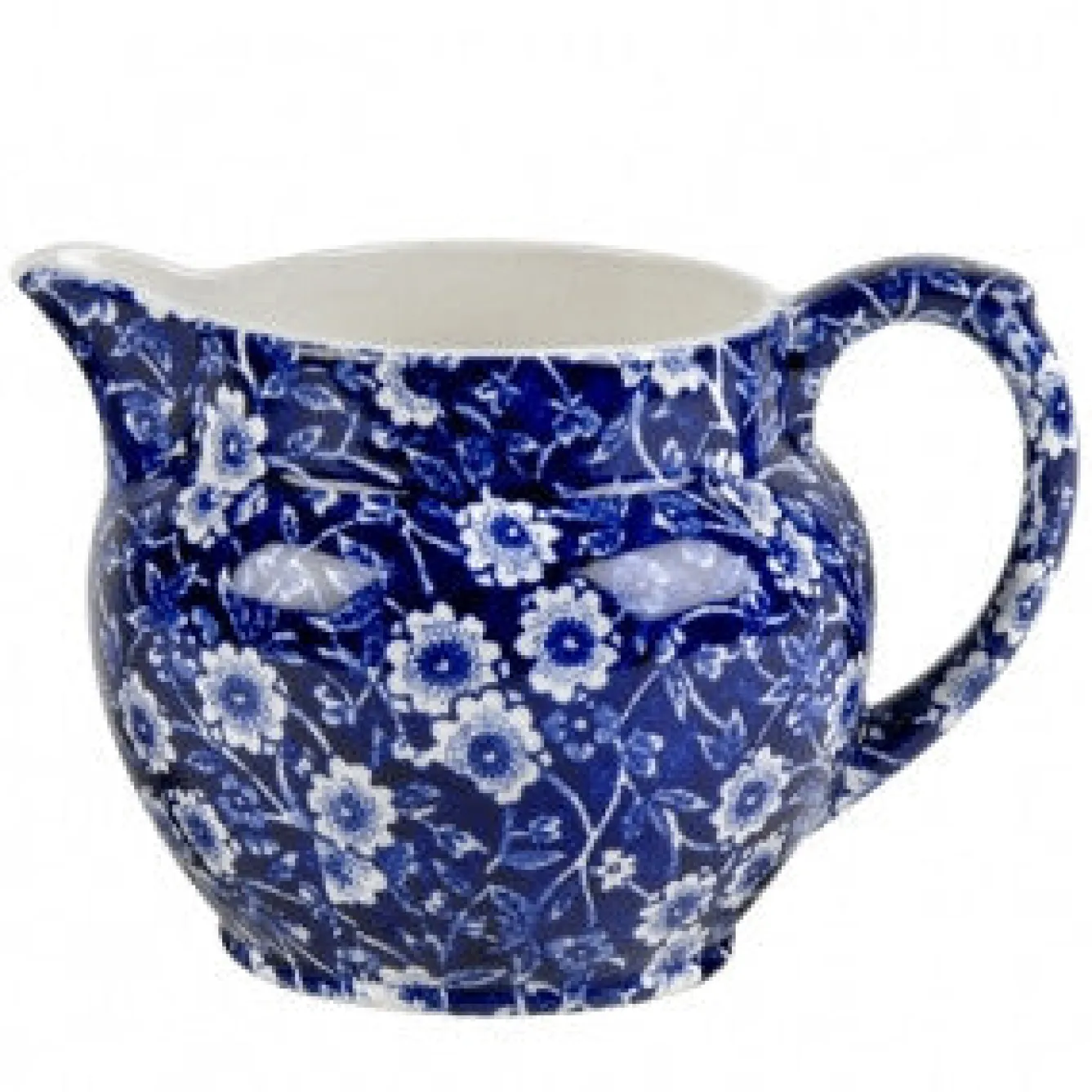 Burleigh Blue Calico Sm. Dutch Jug Creamer- Jugs