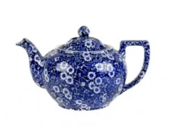 Burleigh Blue Calico Teapot  Small- Tea|Teapots