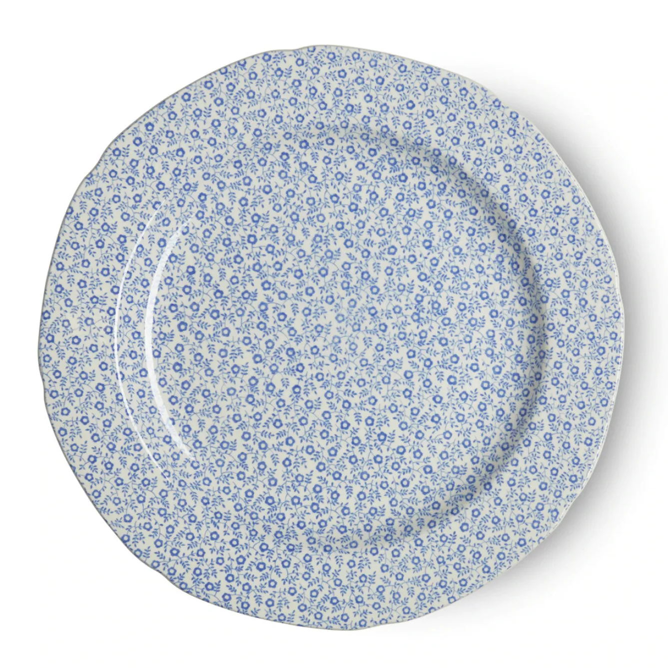 Burleigh Blue Felicity Dinner Plate 10 1/2 in- Plates