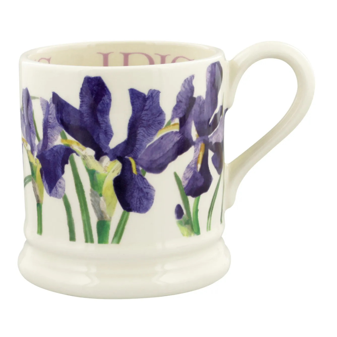 Emma Bridgewater Blue Iris 1/2 Pint Mug- Flowers & Garden