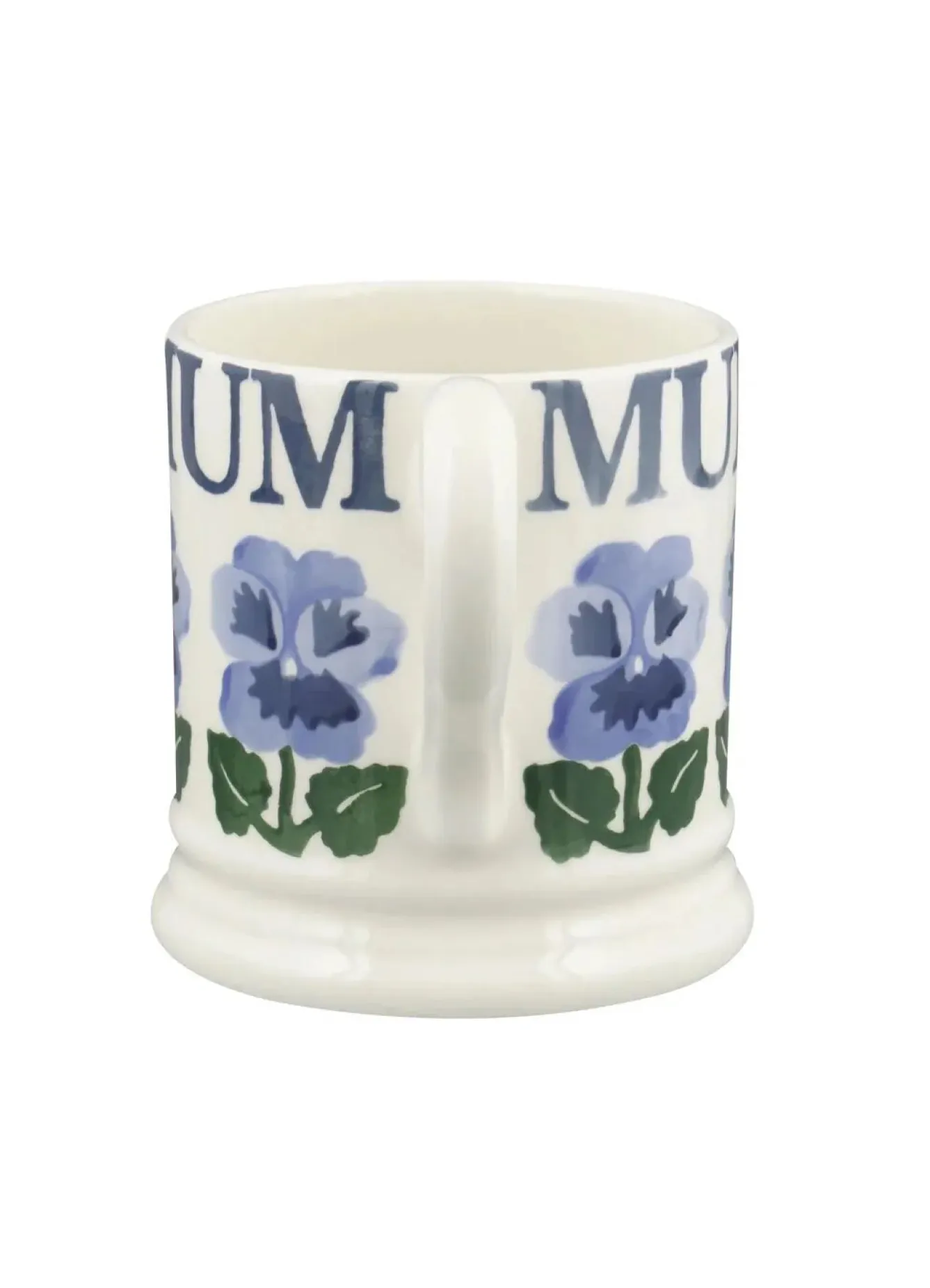 Emma Bridgewater Blue Pansies Mum 1/2 Pint Mug- Mother's Day|Mother's Day