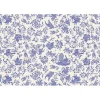 Burleigh Blue Regal Peacock Pad of 24 Paper Placemats- Placemats