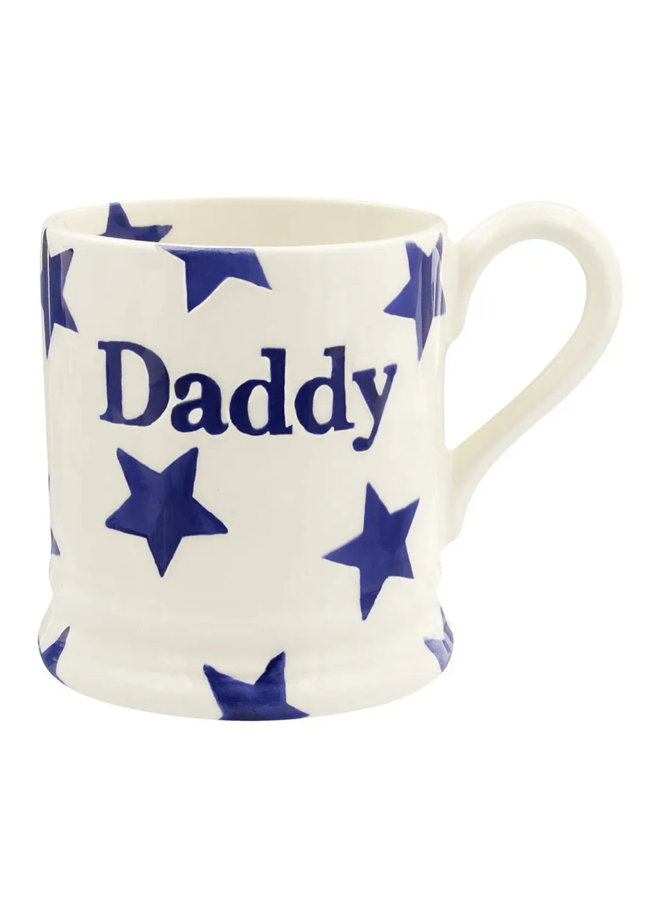Emma Bridgewater Blue Star Daddy 1/2 Pint Mug- Father's Day|Blues