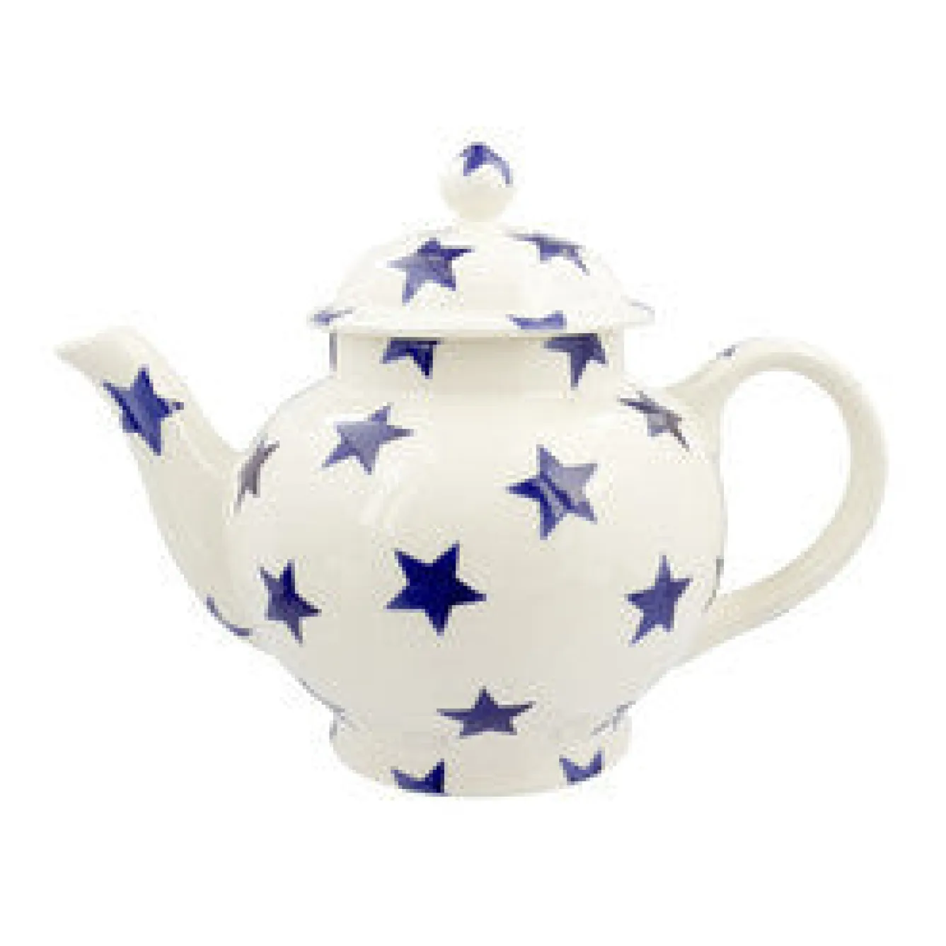 Emma Bridgewater Blue Star 4 Mug Teapot Boxed- Tea|Teapots