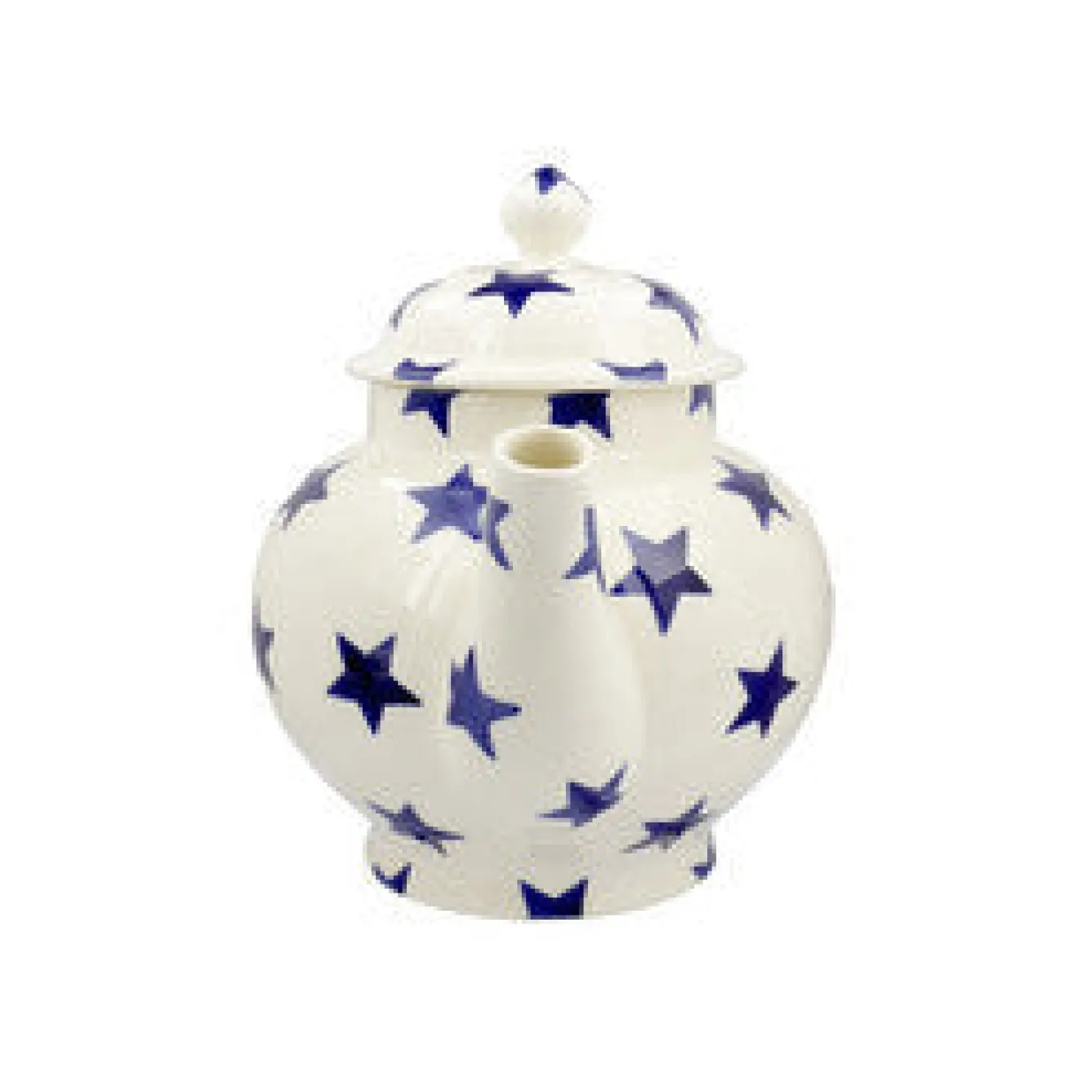Emma Bridgewater Blue Star 4 Mug Teapot Boxed- Tea|Teapots