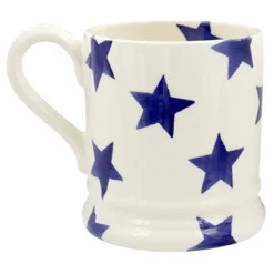 Emma Bridgewater Blue Star 1/2 Pint Mug- Blues
