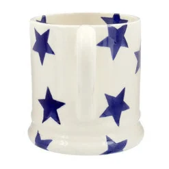 Emma Bridgewater Blue Star 1/2 Pint Mug- Blues