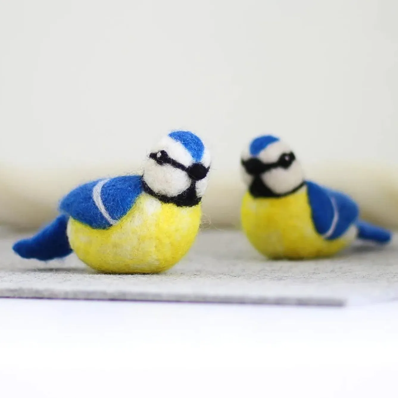 Hawthorn Handmade Blue Tits Needle Felting Kit- Crafts