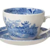 Burleigh Blue Willow Breakfast Cup and Saucer- Tea|Teacups