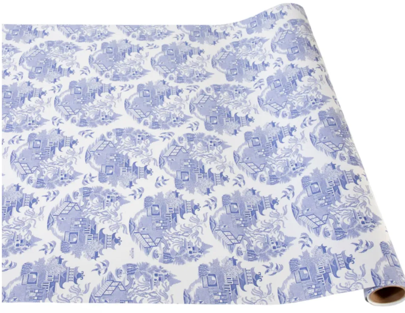 Burleigh Blue Willow Paper Table Runner- Placemats