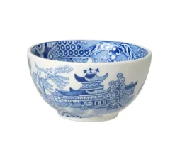 Burleigh Blue Willow Small Sugar Bowl - 3.75in/9.5cm- Tea|Bowls & Dishes
