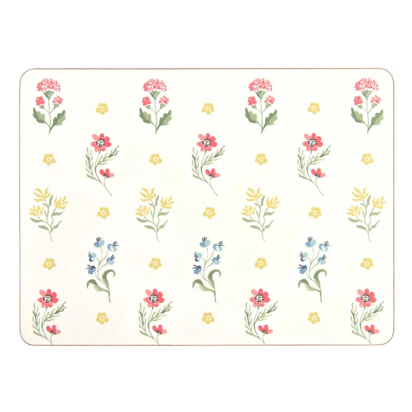 Ulster Weavers Boho Floral Set of 4 Placemats- Melamine