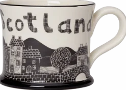 Moorland Pottery Bonnie Scotland Mug by- Whimsical|Places