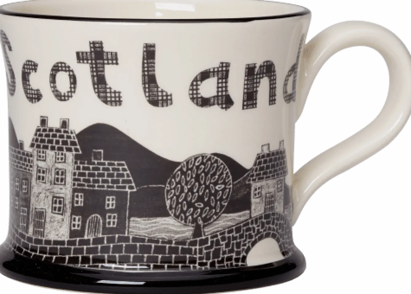 Moorland Pottery Bonnie Scotland Mug by- Whimsical|Places