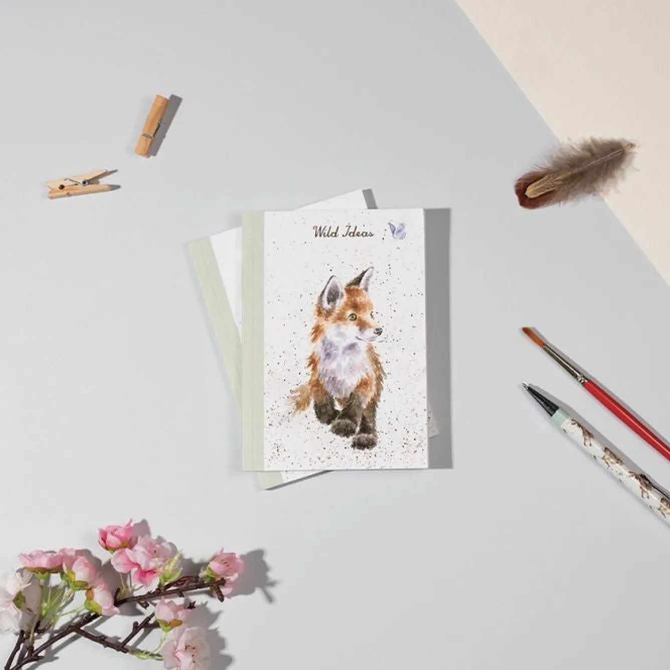 Wrendale Designs 'Born to be Wild' Fox A6 Notebook- Stationery