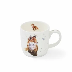 Wrendale Designs 'Born to be Wild' Fox Small Bone China Mug (11oz)- Animals|Animals