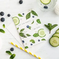 Catherine Lewis Botanical Party - Gin - card- Greeting Cards