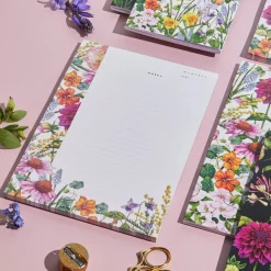 Catherine Lewis Bountiful Blooms A5 Notepad- Stationery