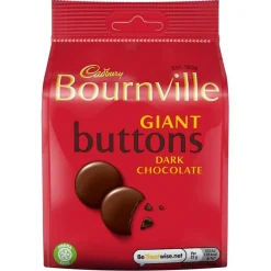 Cadbury Bournville Giant Buttons Dark Chocolate- Tea|Chocolate