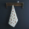 Sweet William Boxer Tea Towel- Tea|Tea Towels