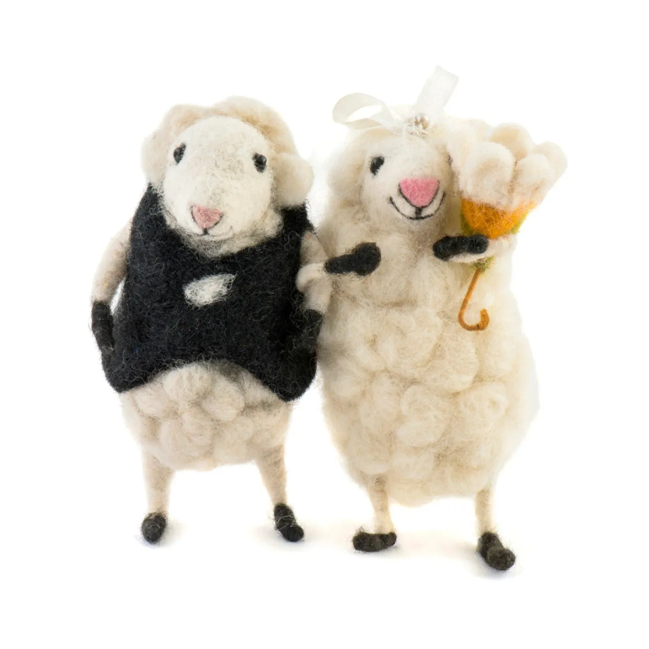 Sew Heart Felt Bride and Groom Wedding Felt Sheep- Children