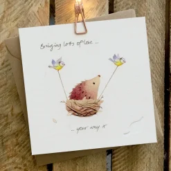 Ginger Betty Bringing Lots of Love Your Way Card- Greeting Cards