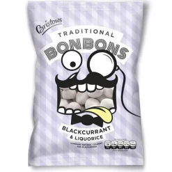 Tea & Biscuits Bristows Blackcurrant & Liquorice Bon Bons- Sweets/Candy