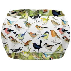 Emma Ball British Birds Melamine Medium Tray- Tea|Trays