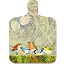 Emma Ball British Birds Mini Chopping Board- Chopping Boards