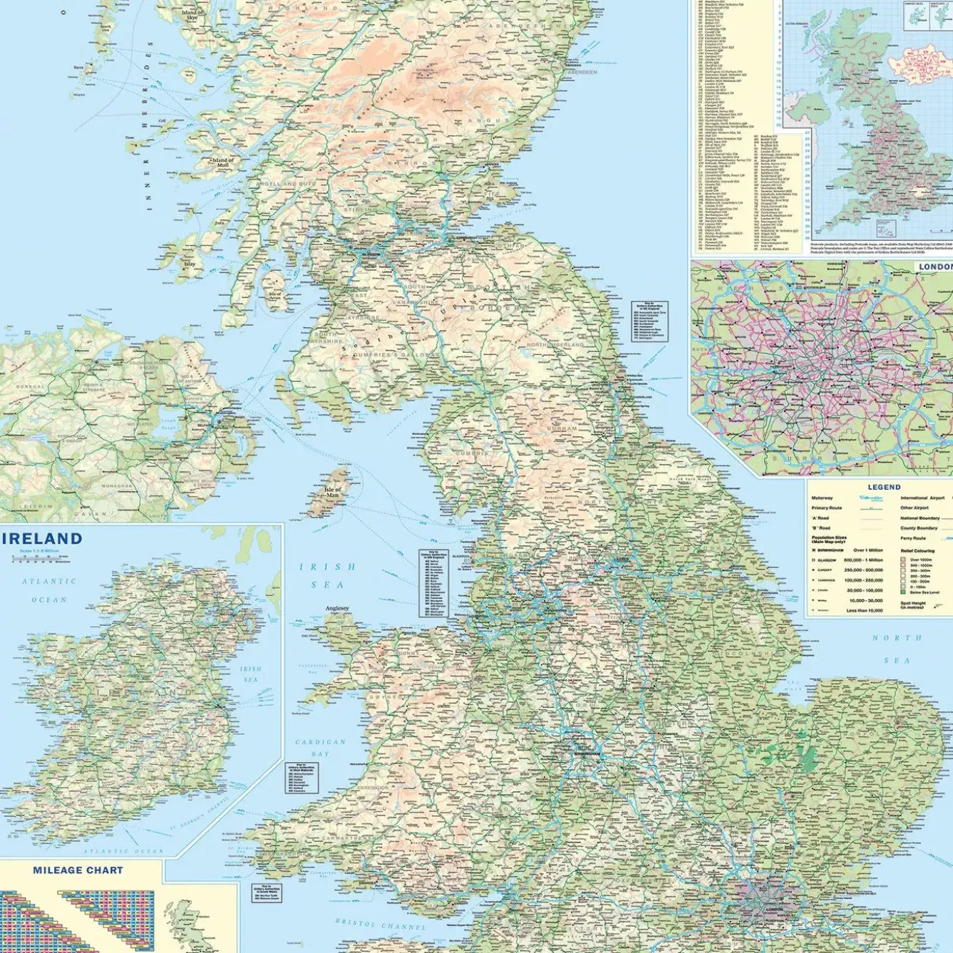 All Jigsaw Puzzles British Isles Road Map 1000 Piece Jigsaw Puzzle- Puzzles|Children