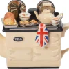 Ceramic Inspirations British Roast Dinner Large Aga Teapot - Cream- Tea|Teapots
