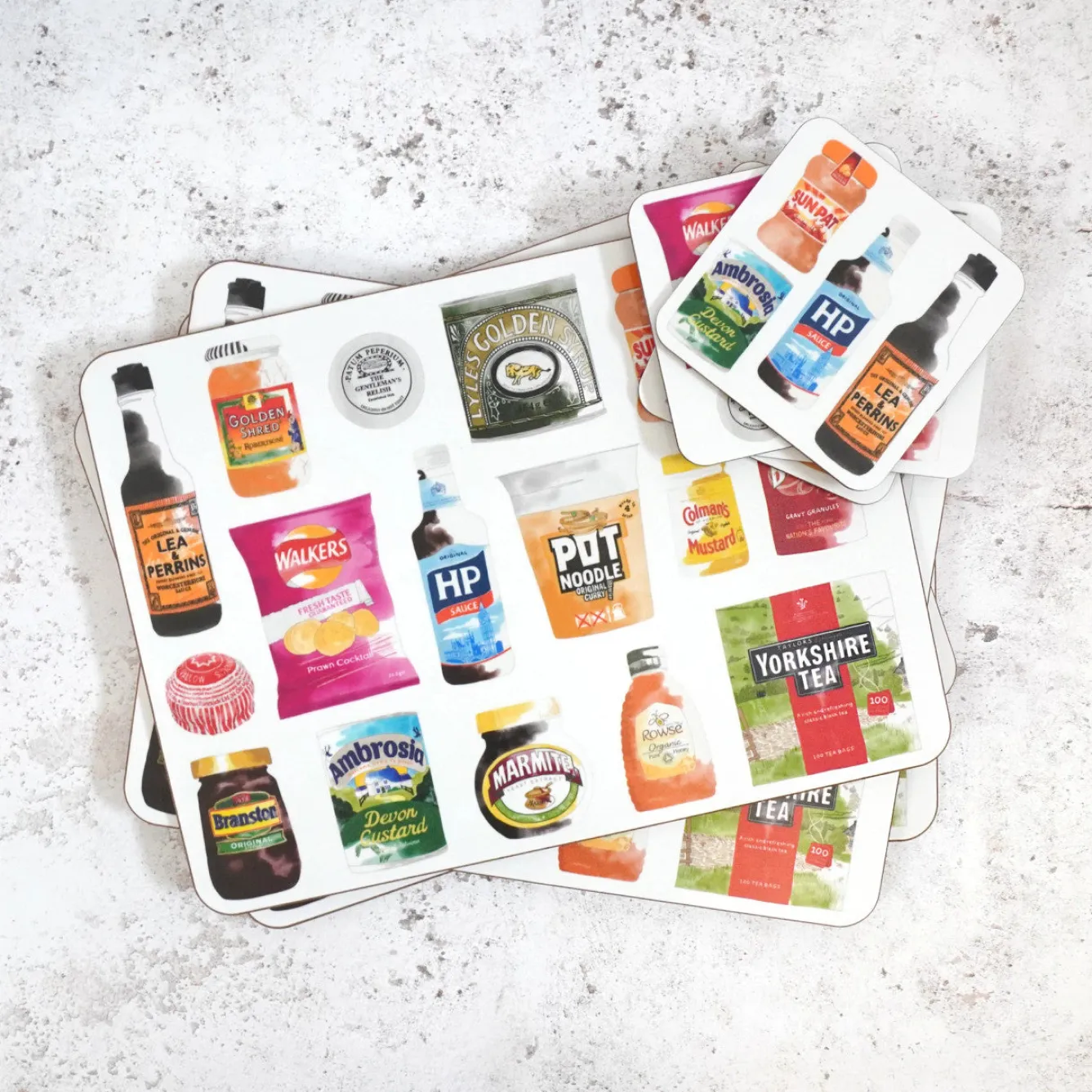 Corinne Alexander British Store Cupboard Placemat by- Father's Day