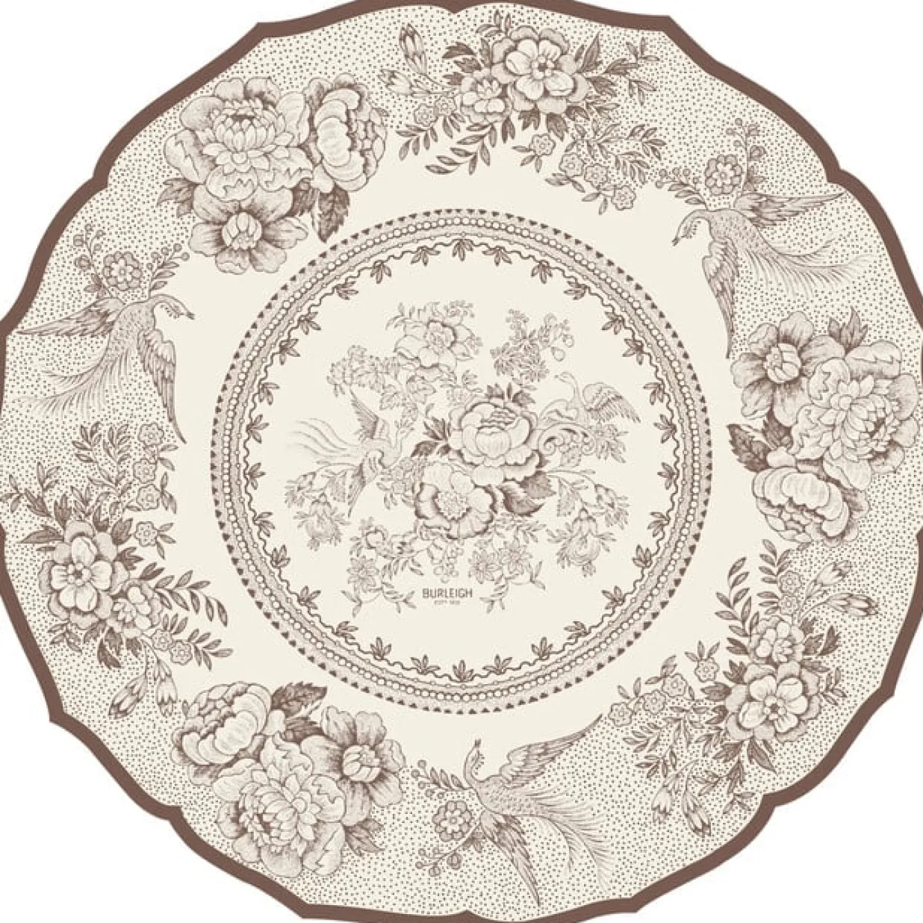 Burleigh Brown Asiatic Pheasants 12 Paper Placemats- Placemats