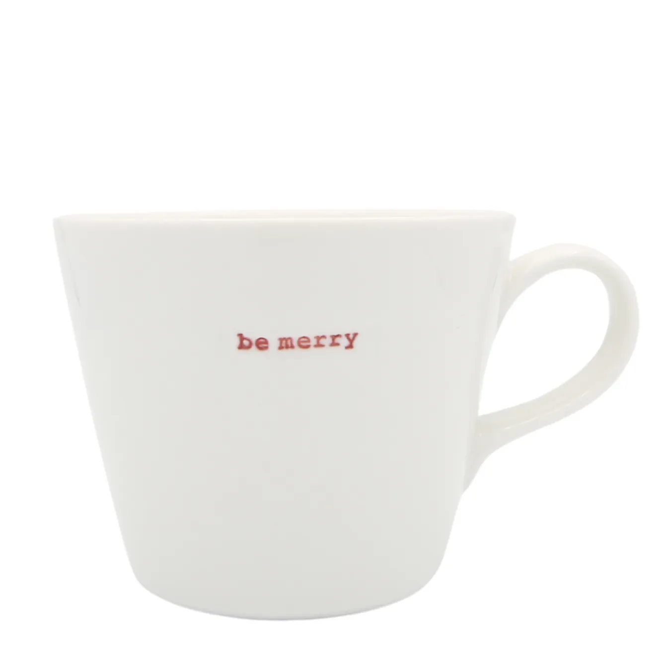 Keith Brymer Jones Bucket Mug - be merry- Christmas