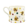 Emma Bridgewater Bumblebee & Small Polka Dot Small Mug- Bright Colors|Bees