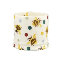 Emma Bridgewater Bumblebee & Small Polka Dot Small Mug- Bright Colors|Bees