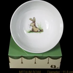 Two Bad Mice Bunny Looking Medium Bone China Bowl- Bowls & Dishes