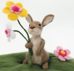 Bergin & Bath Bunny Needle Felting Kit- Crafts